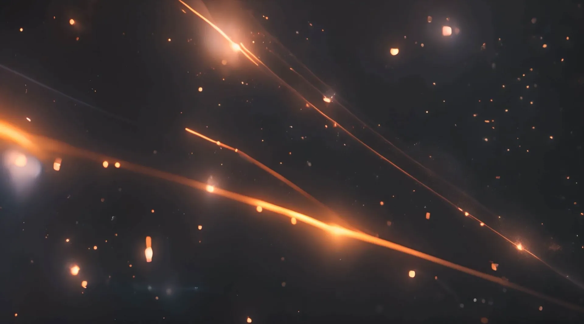 Dynamic Light Particles Animation Stock Video